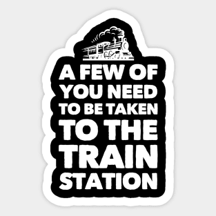 Train Station Sticker
